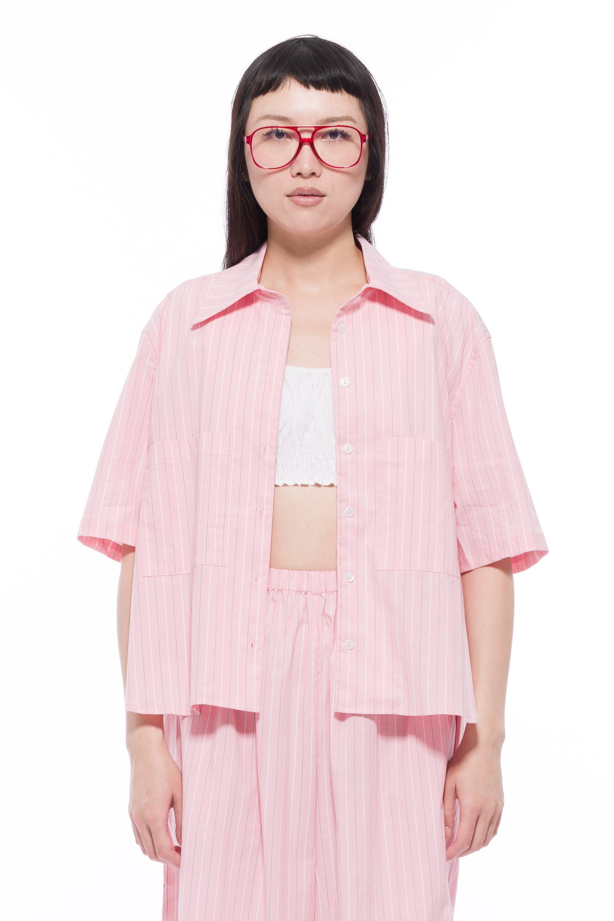 Toit Volant - Felix Shirt - Pink Stripe -