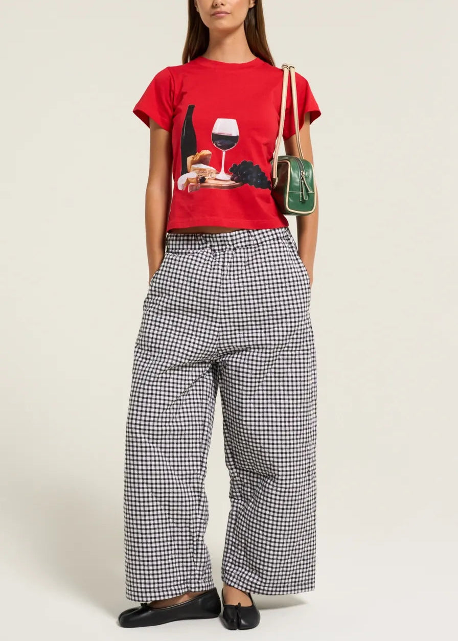 Toit Volant - Aretha Quilted Pants - Black/White -