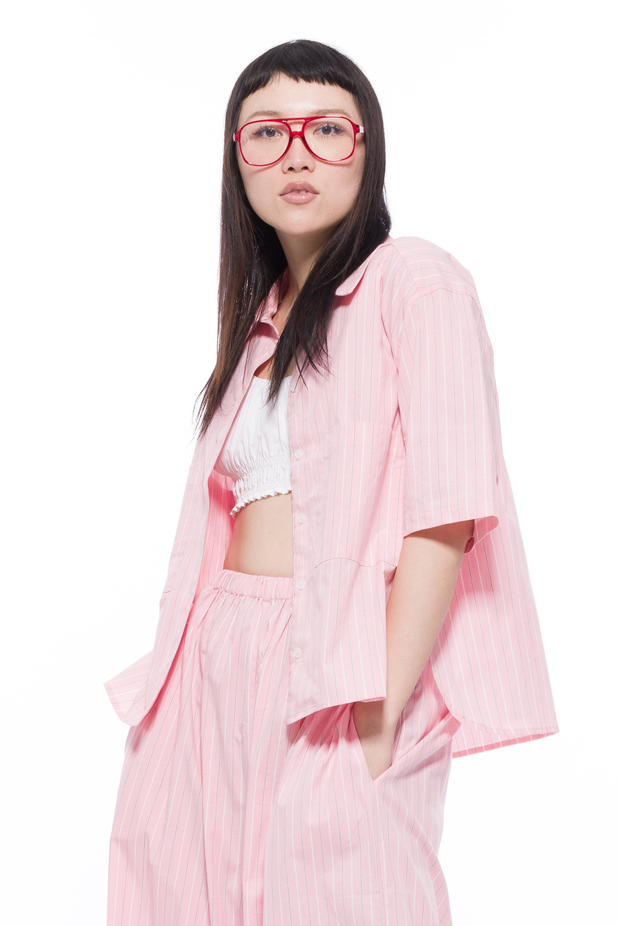Toit Volant - Felix Shirt - Pink Stripe -
