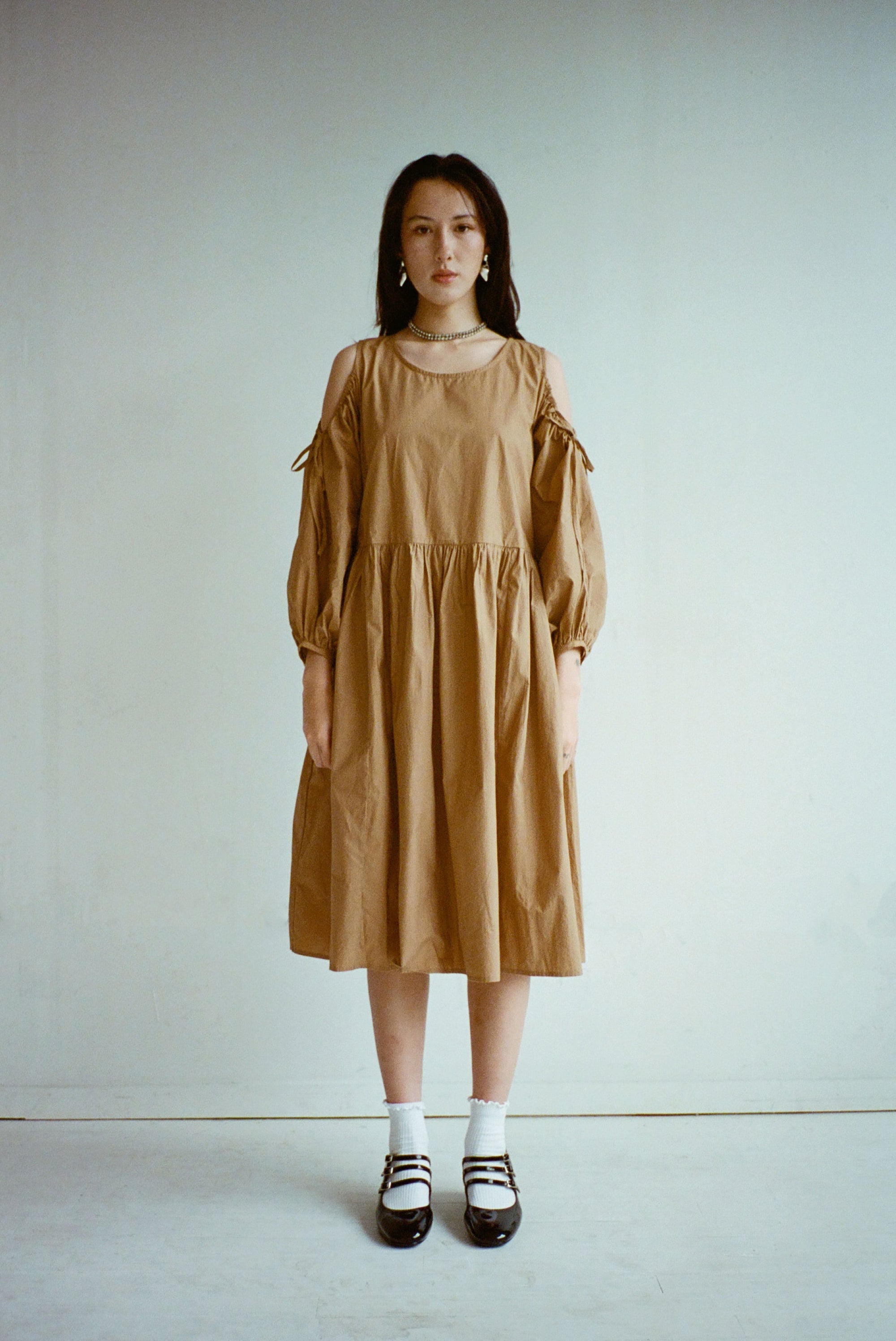 WRAY - Amber Dress – Iced Coffee -