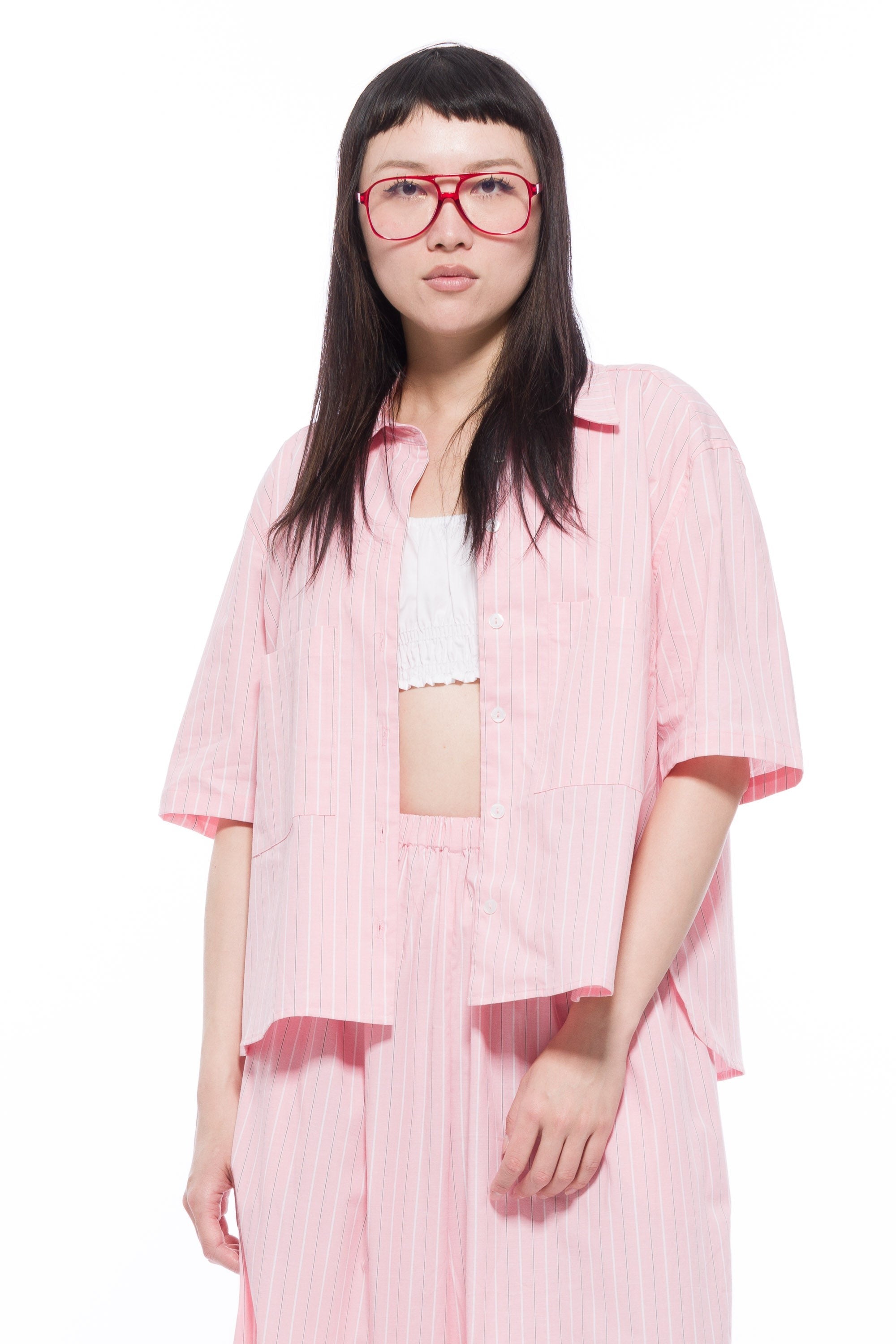 Toit Volant - Felix Shirt - Pink Stripe -