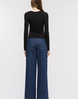 Toit Volant - Coco Cowboy Cut Pants - Dark Indigo -