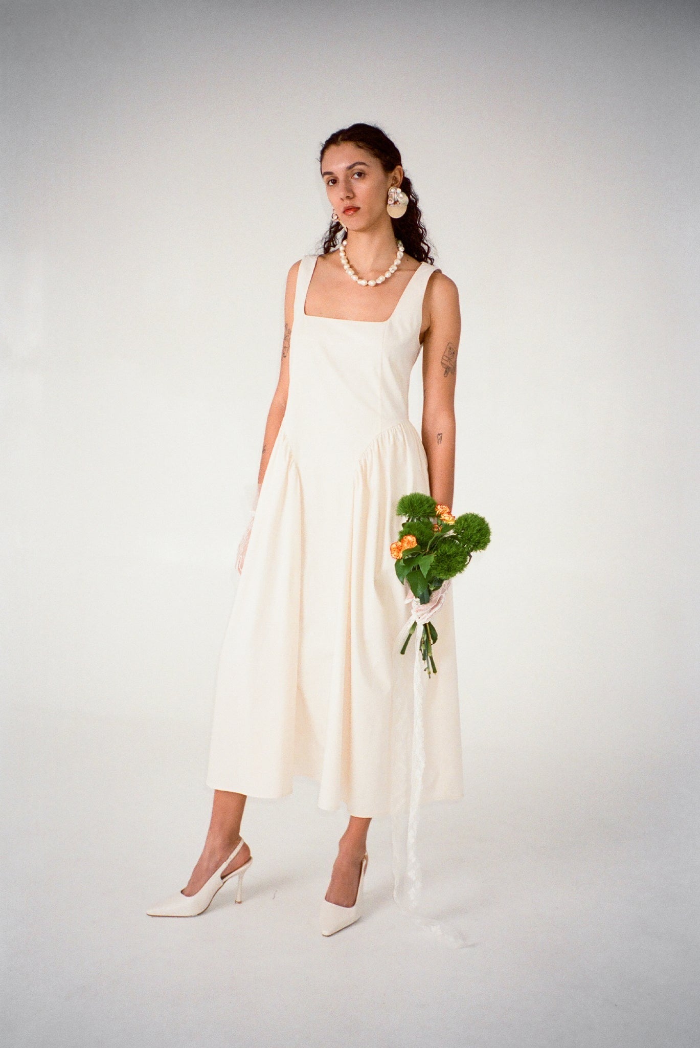 WRAY - Vanessa Dress – Parchment -