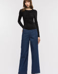 Toit Volant - Coco Cowboy Cut Pants - Dark Indigo -