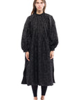 Toit Volant - Moonrise Dress (Jacquard Brocade) - Black Brocade -