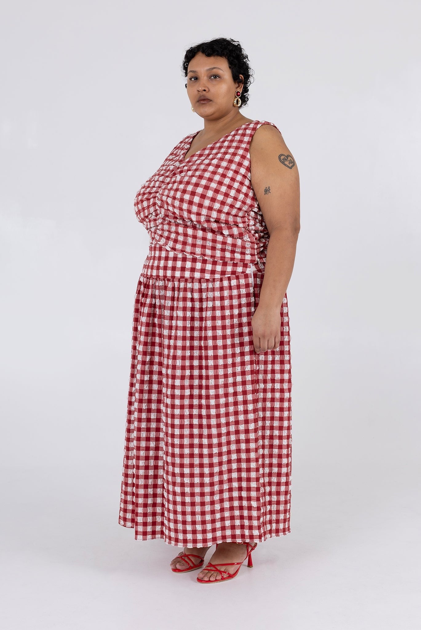 WRAY - Lulu Skirt - Lipstick Check -