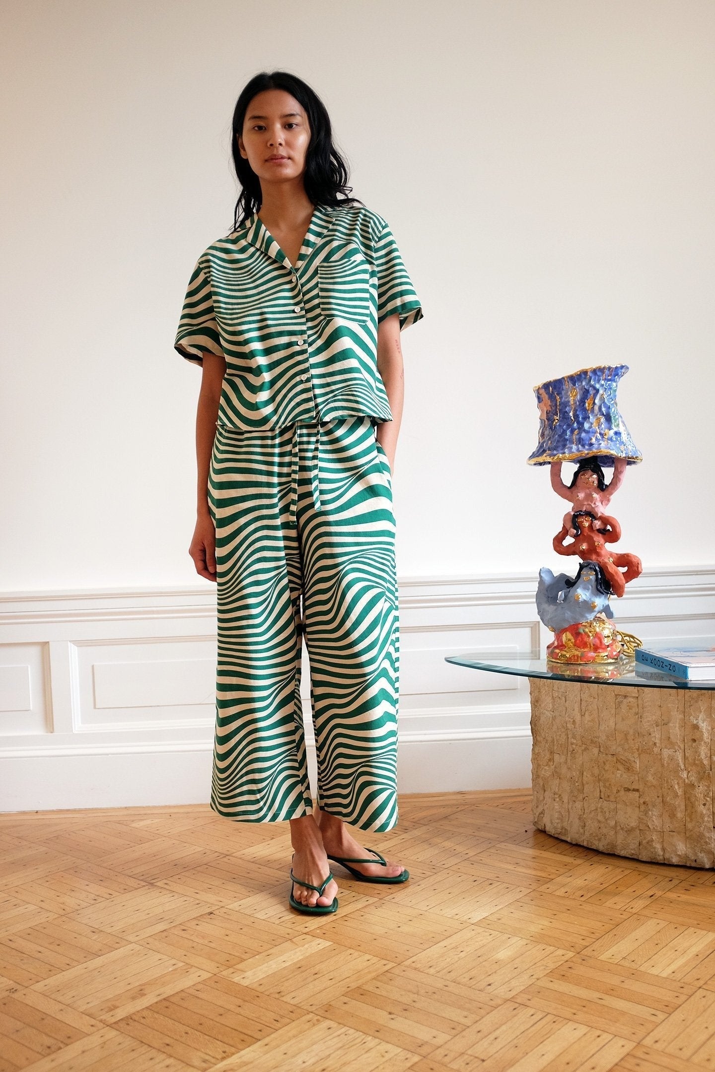 WRAY - Lounge Pants - Algae Swirl -