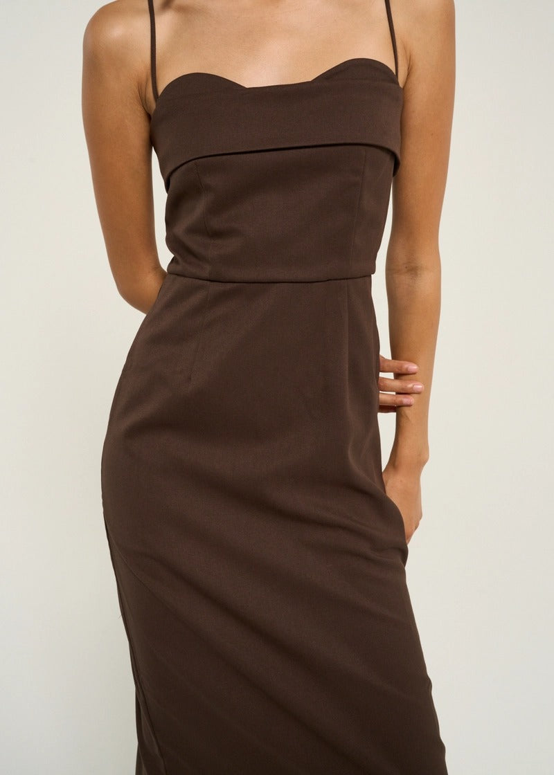 Juliette Dress Brown