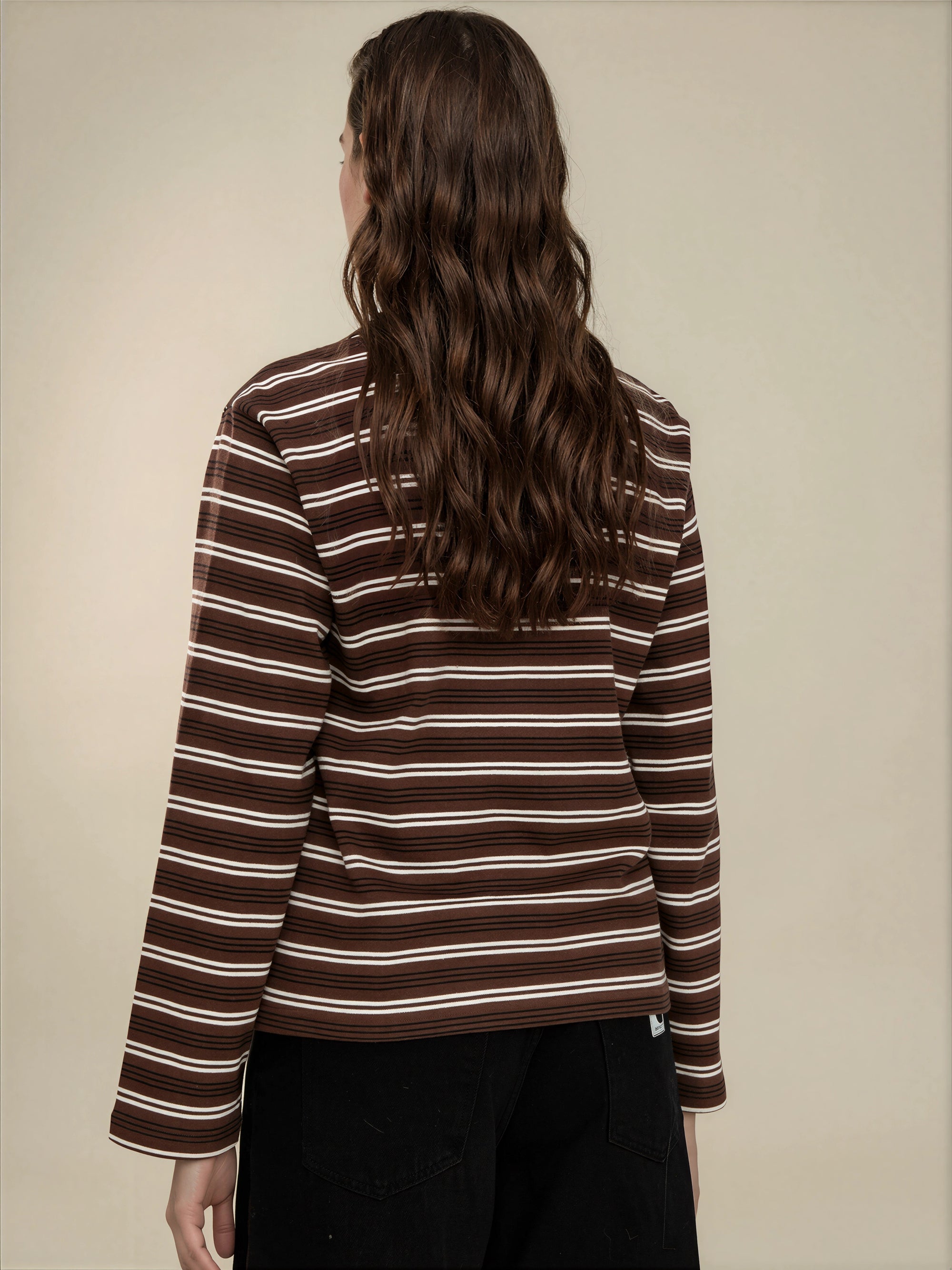 Obey - Louie Stripe Long Sleeve - Mushroom Multi -