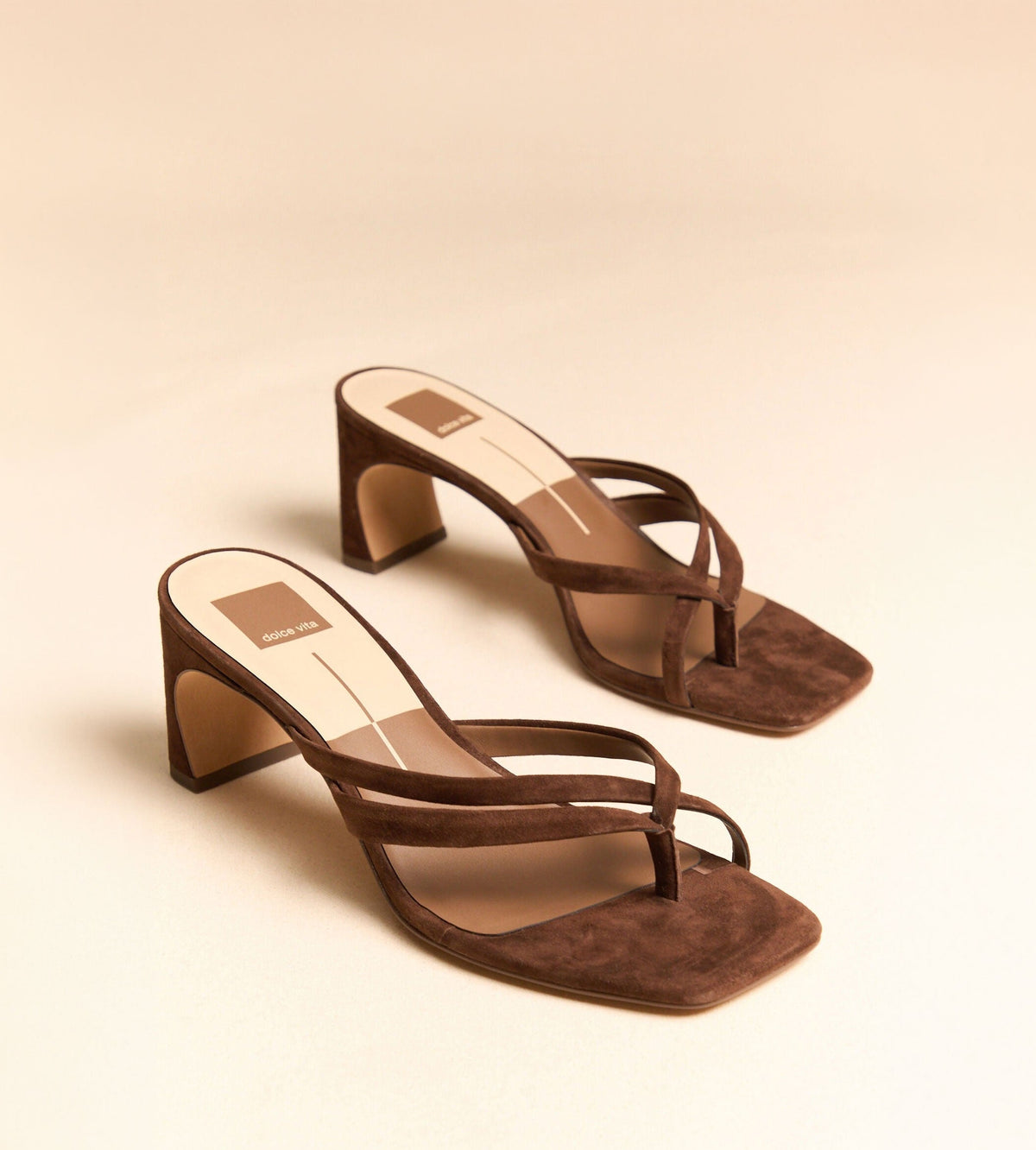 Dolce Vita - Gessie Heels - Dark Brown Suede -
