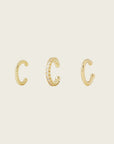 Aiori - Trio Ear Cuffs Set - Gold -