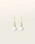 Aiori - Claire Pearl Clip On Earrings - Gold -