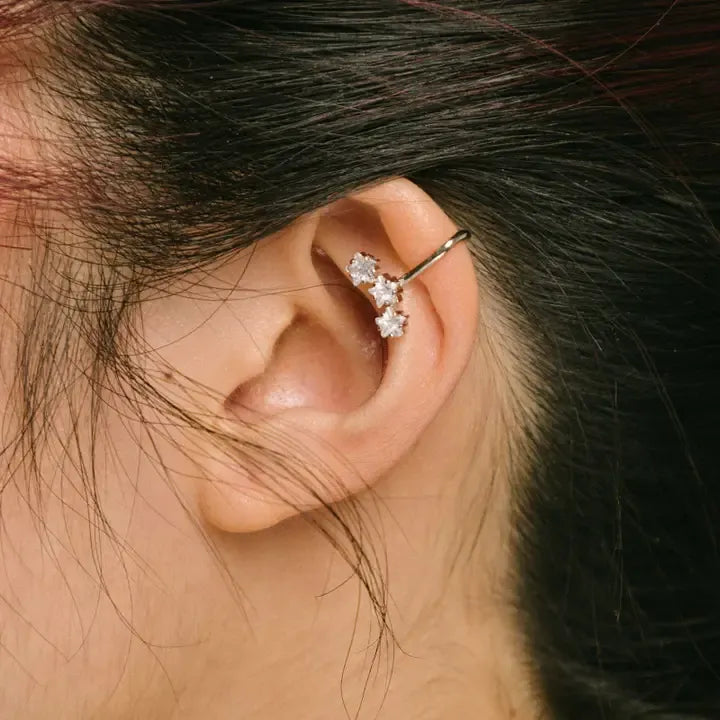 Aiori - Constellation Ear Cuff - Silver -