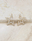 Ettika - Star Light Crystal Statement Stud Earrings -