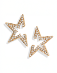 Ettika - Star Light Crystal Statement Stud Earrings -