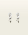 Aiori - Trinity Hoop Clip On Earrings - Silver -