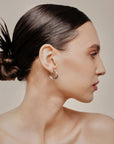 Aiori - Trinity Hoop Clip On Earrings - Silver -