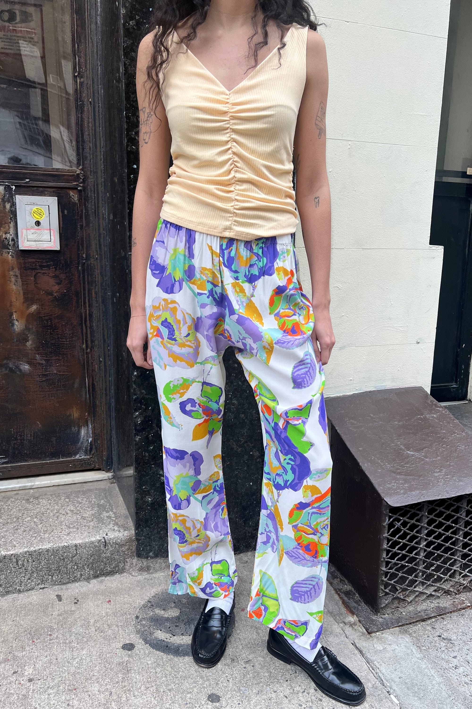 WRAY - Sol Straight Leg Pant – Digital Rose -