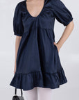 WRAY - Rachel Dress - Navy -