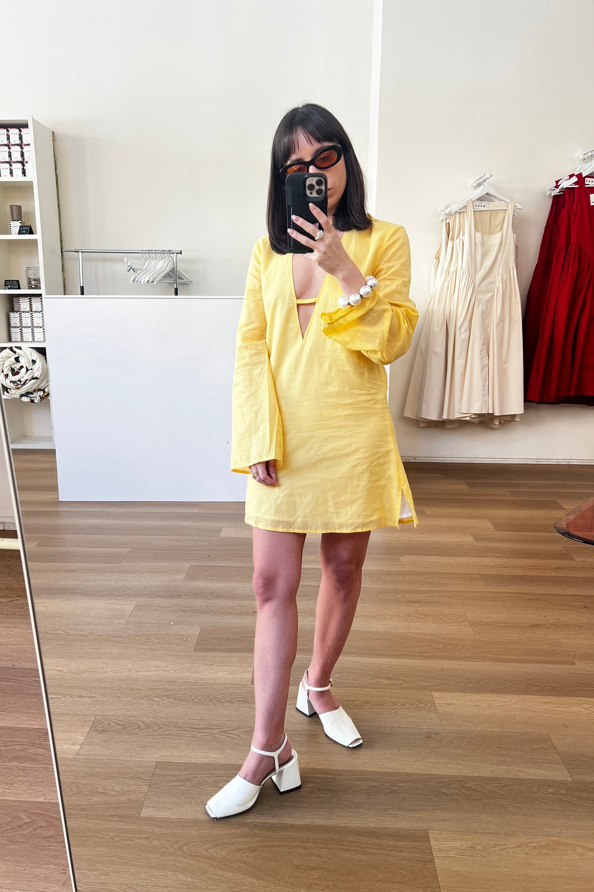 WRAY - Tunic Dress - Butter -