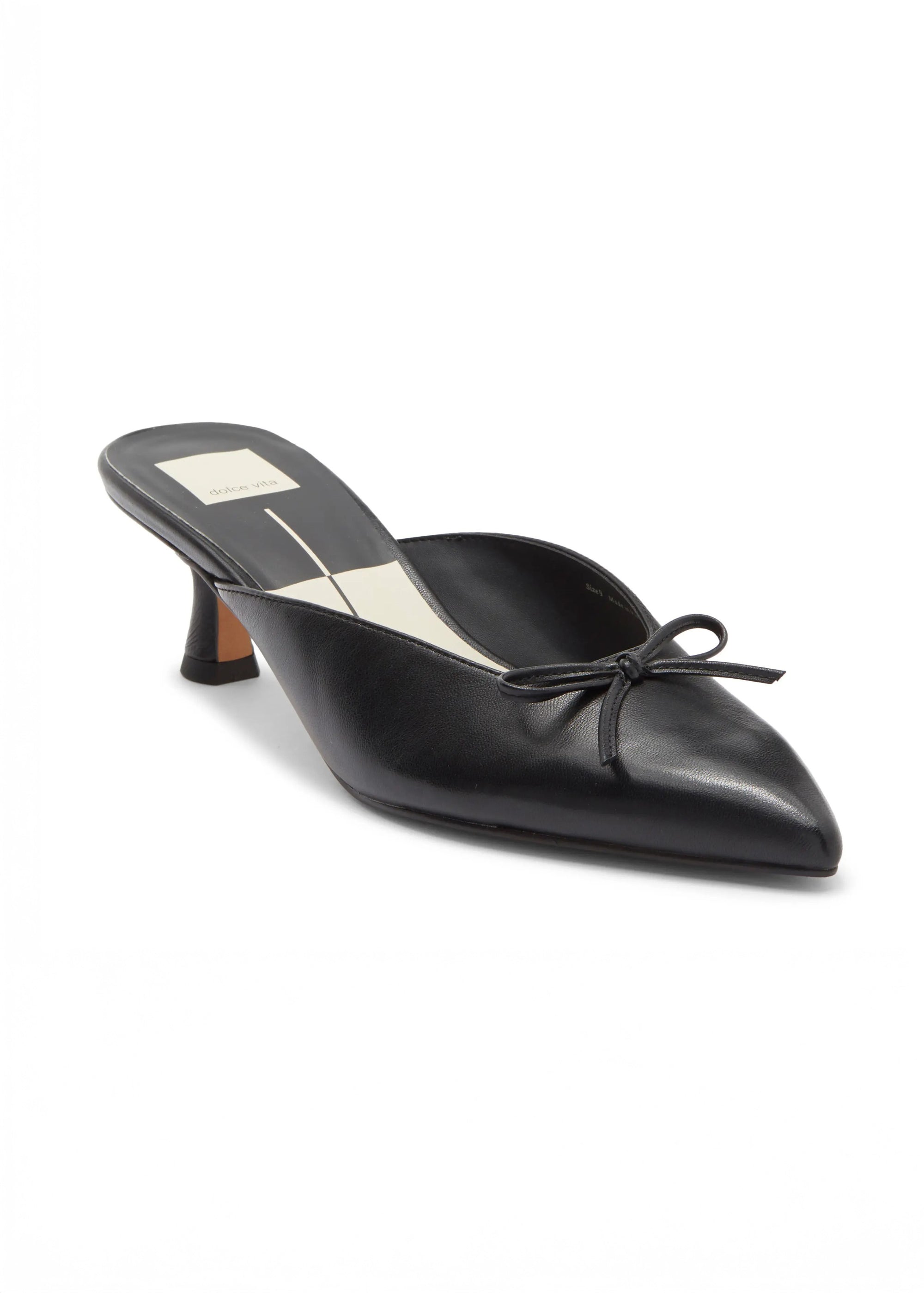 Cleo Heels - Black Leather