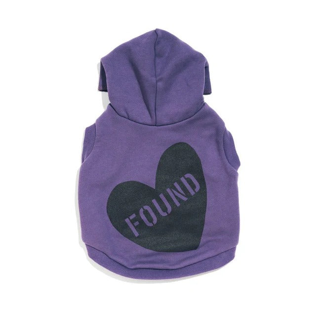 Found My Animal - Big Full Heart Animal Hoodie - Purple & Plum -