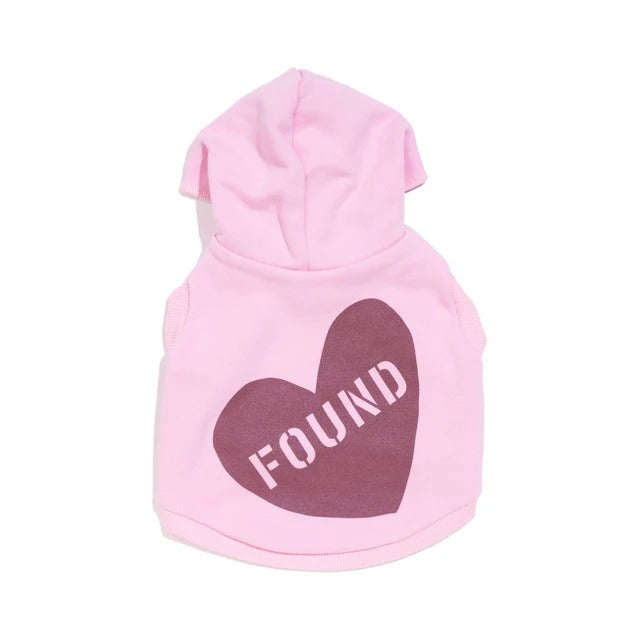 Found My Animal - Big Full Heart Animal Hoodie - Pink/Mauve -