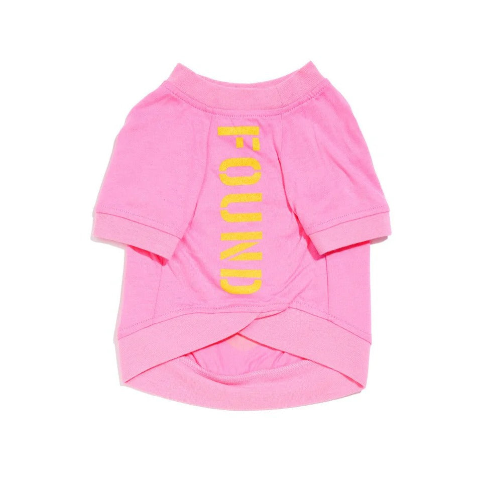 Found My Animal - Big Full Heart Animal T-Shirt - Candy Pink & Yellow -