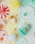 Meri Meri - Pink Stripe Side Plates -