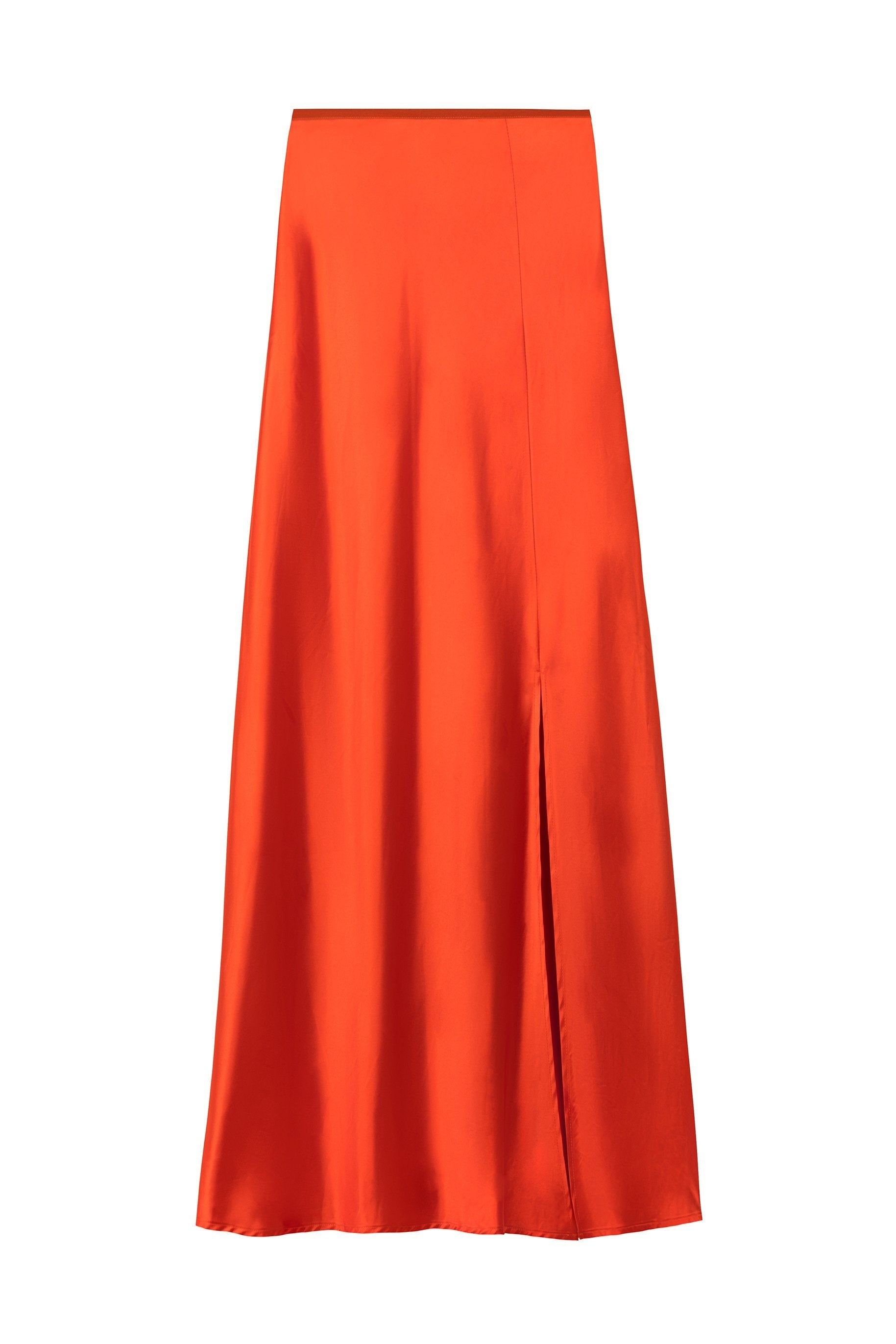 WRAY - Slit Skirt – Construction Orange -