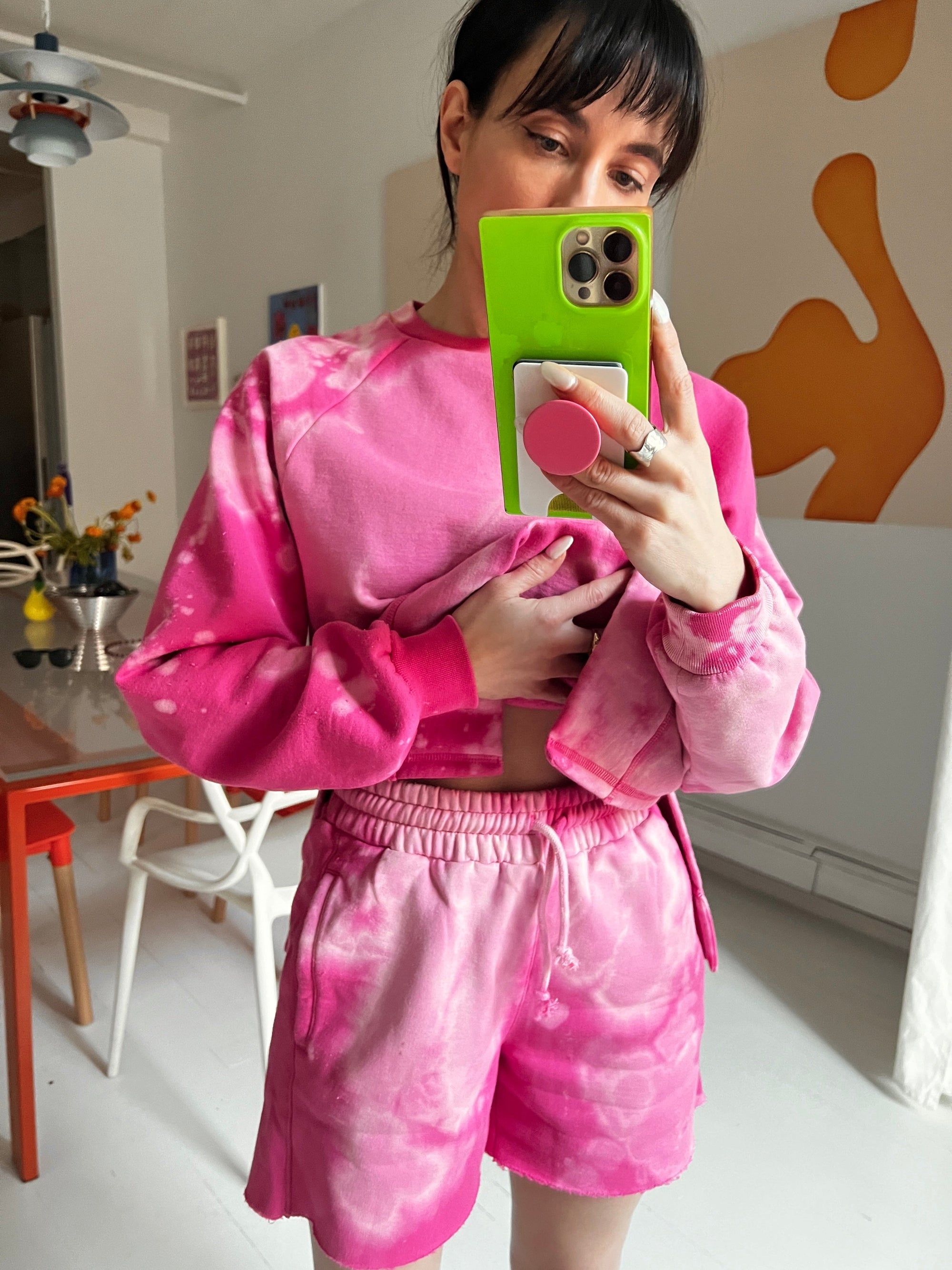 WRAY - Sweatshorts - Bleach Dyed -