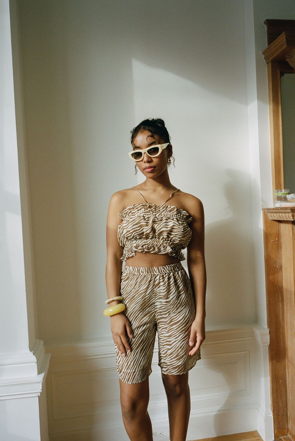 WRAY - Boxing Short – Toffee Zebra -