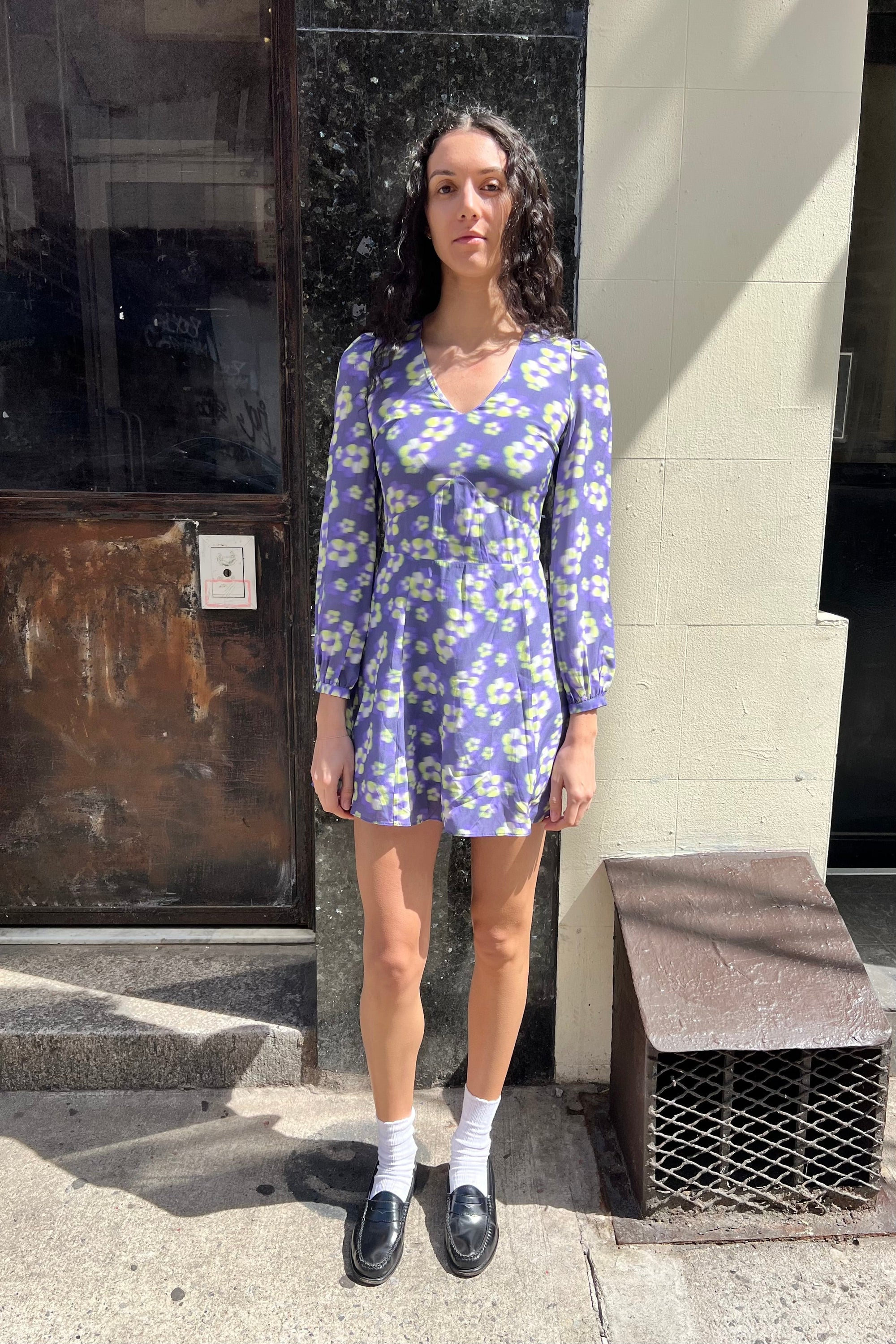 WRAY - Mini Dress – Daisy Blur -