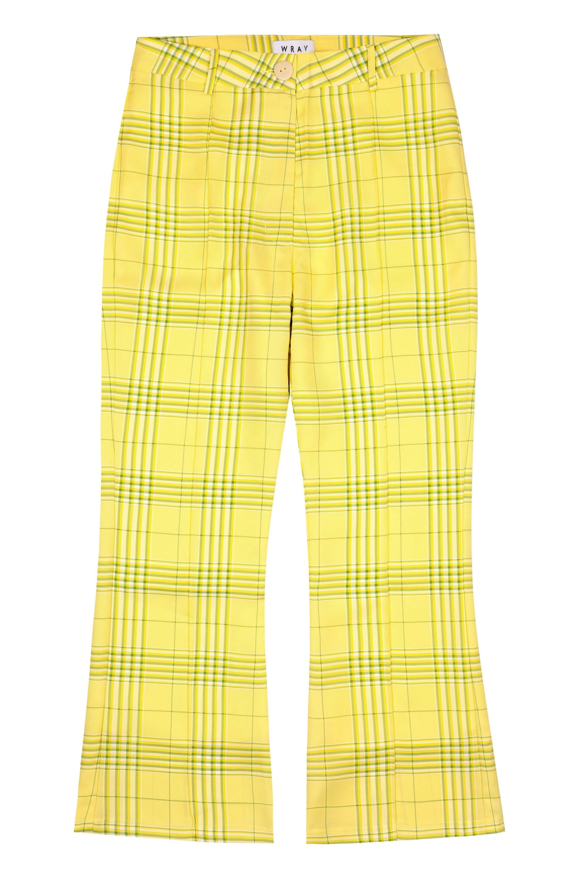 WRAY - Travis Pant – Avocado Plaid -