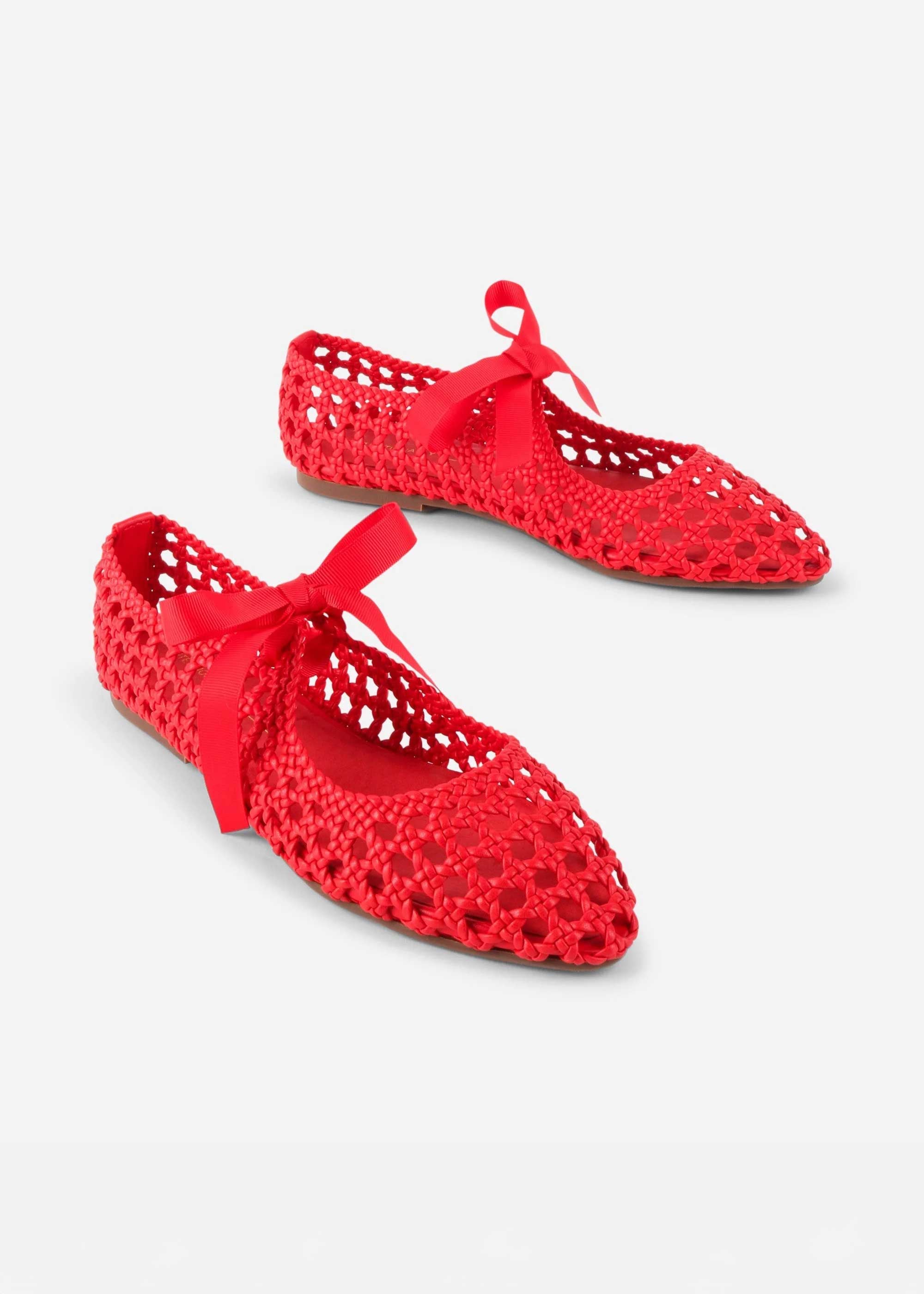 Intentionally Blank - Valley Woven Vegan Ballet Flat -