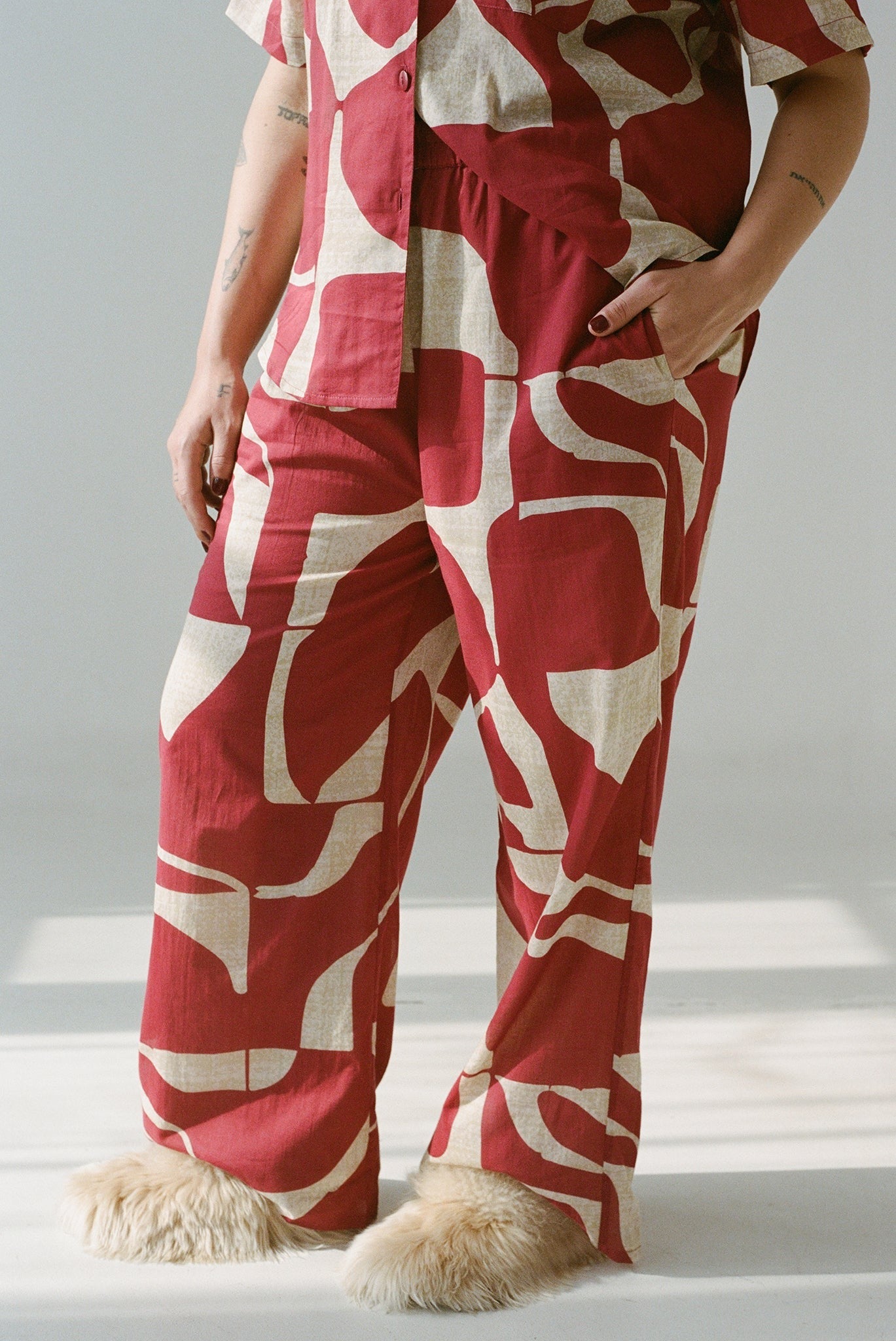 WRAY - Luna Pant - Deco Sky -