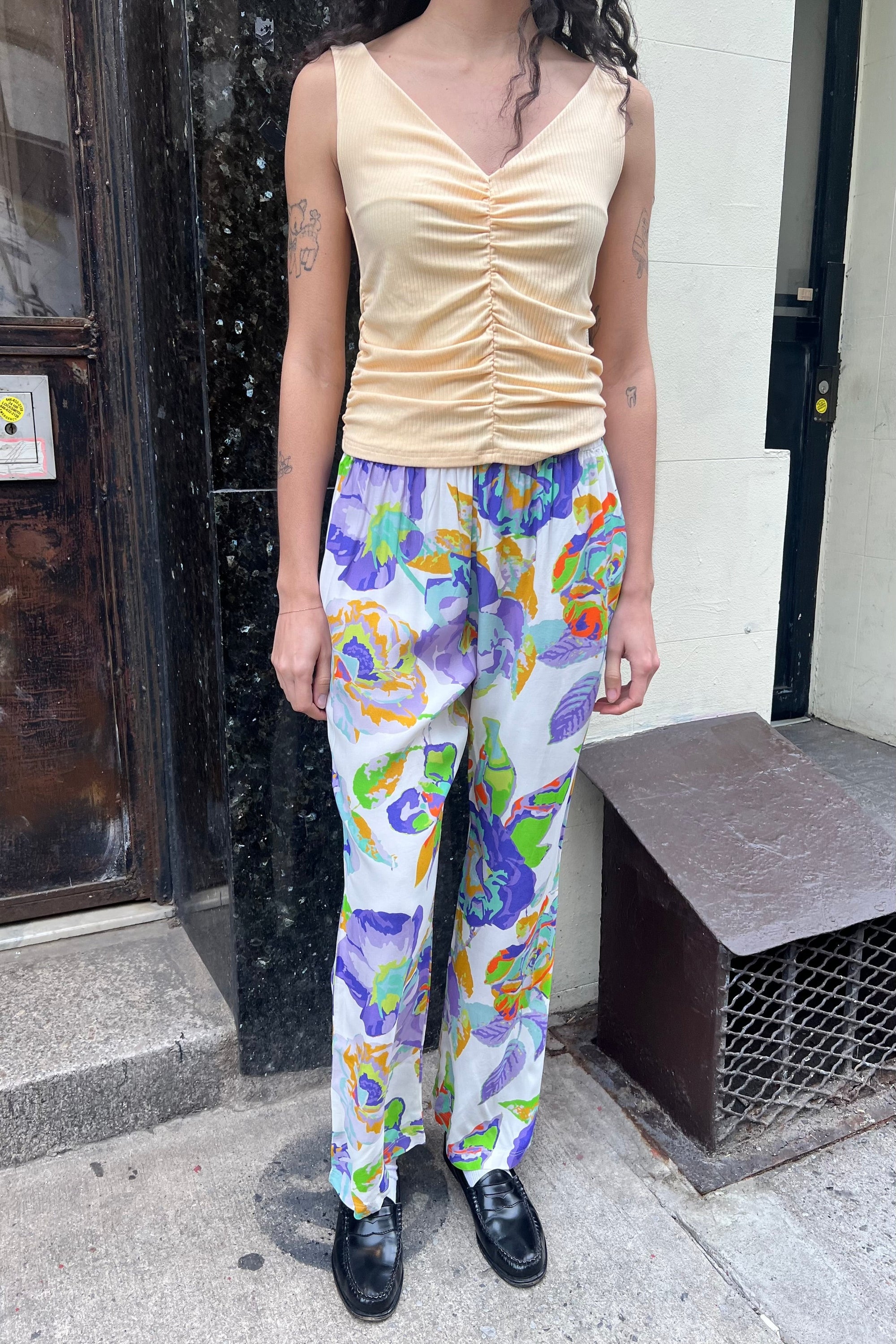 WRAY - Sol Straight Leg Pant – Digital Rose -