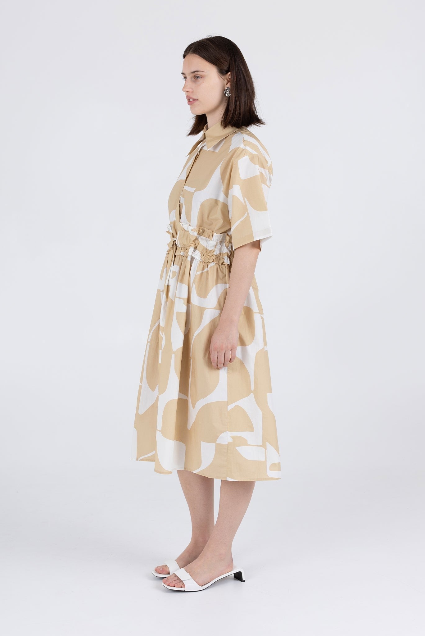 WRAY - Gabrielle Dress - Wheat Sky -