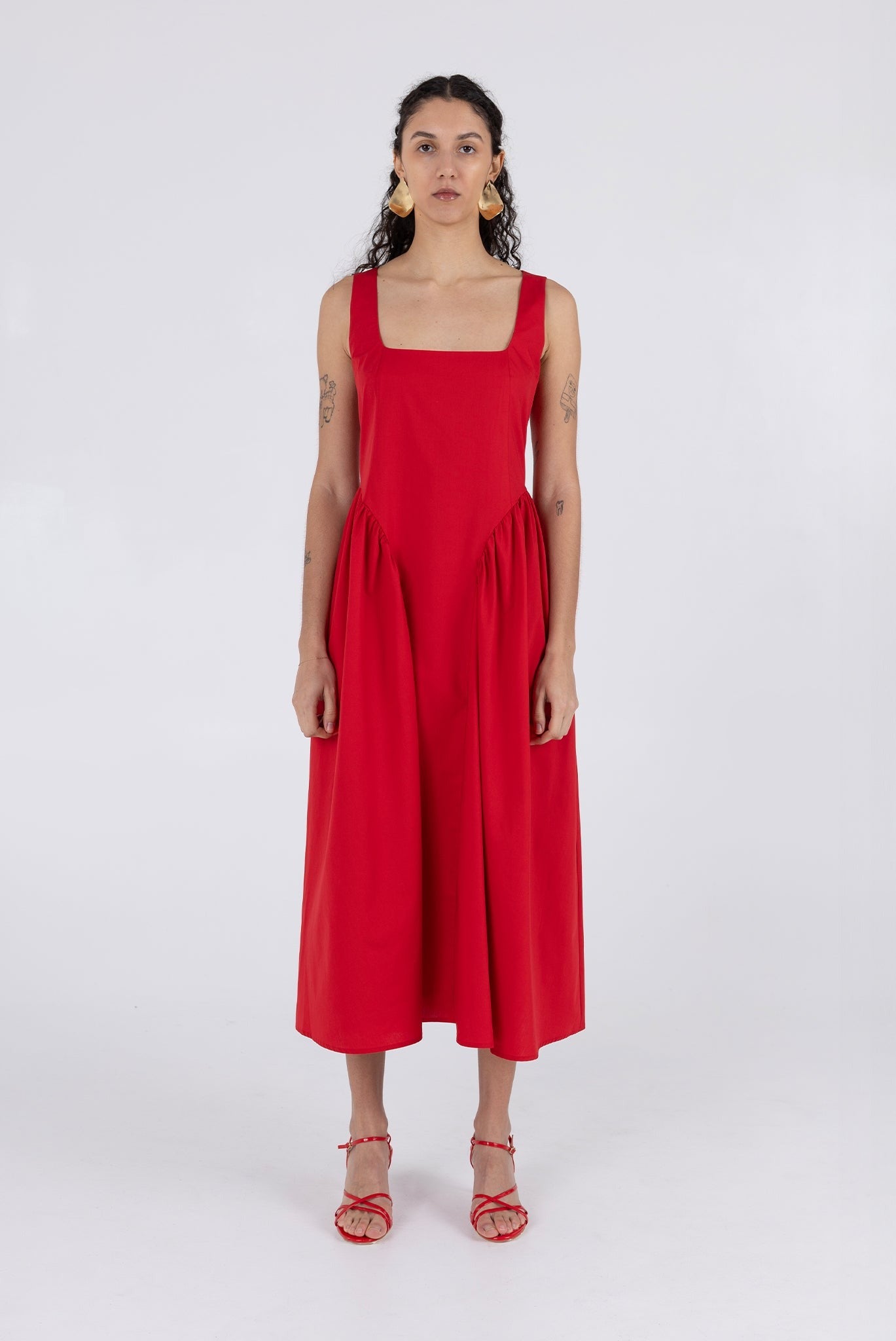 WRAY - Vanessa Dress – Scarlet -