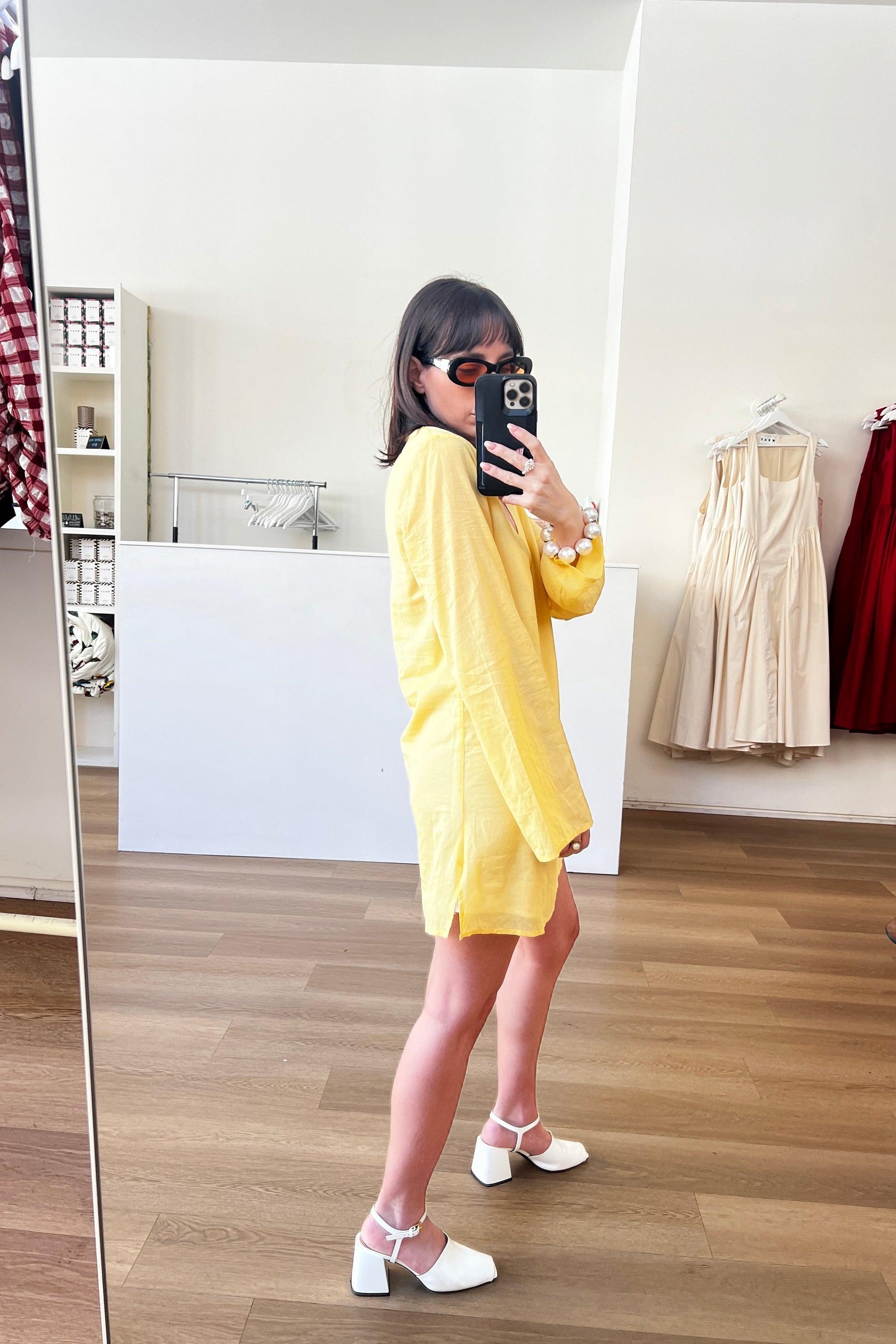 WRAY - Tunic Dress - Butter -