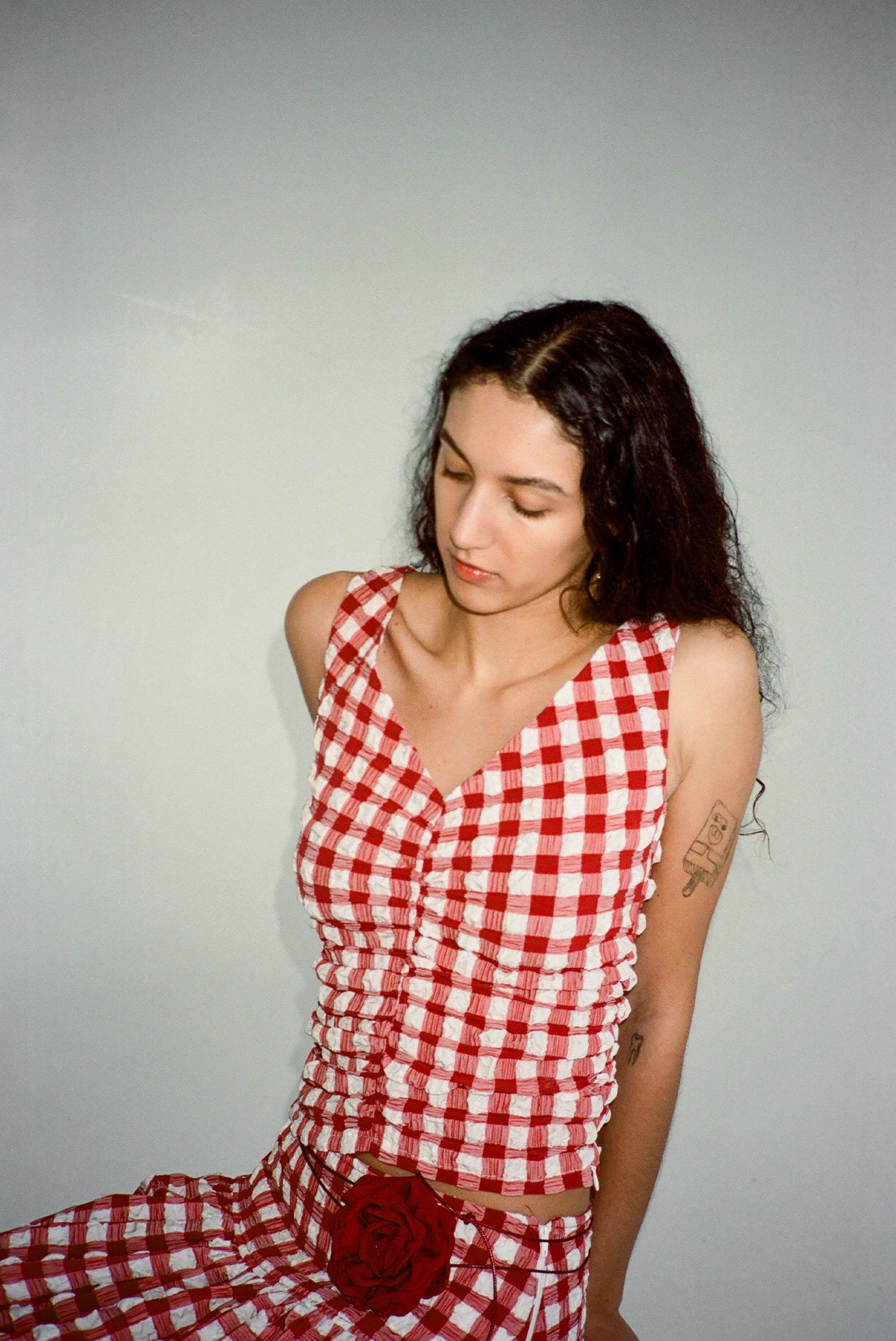 WRAY - Isabella Top - Lipstick Check -