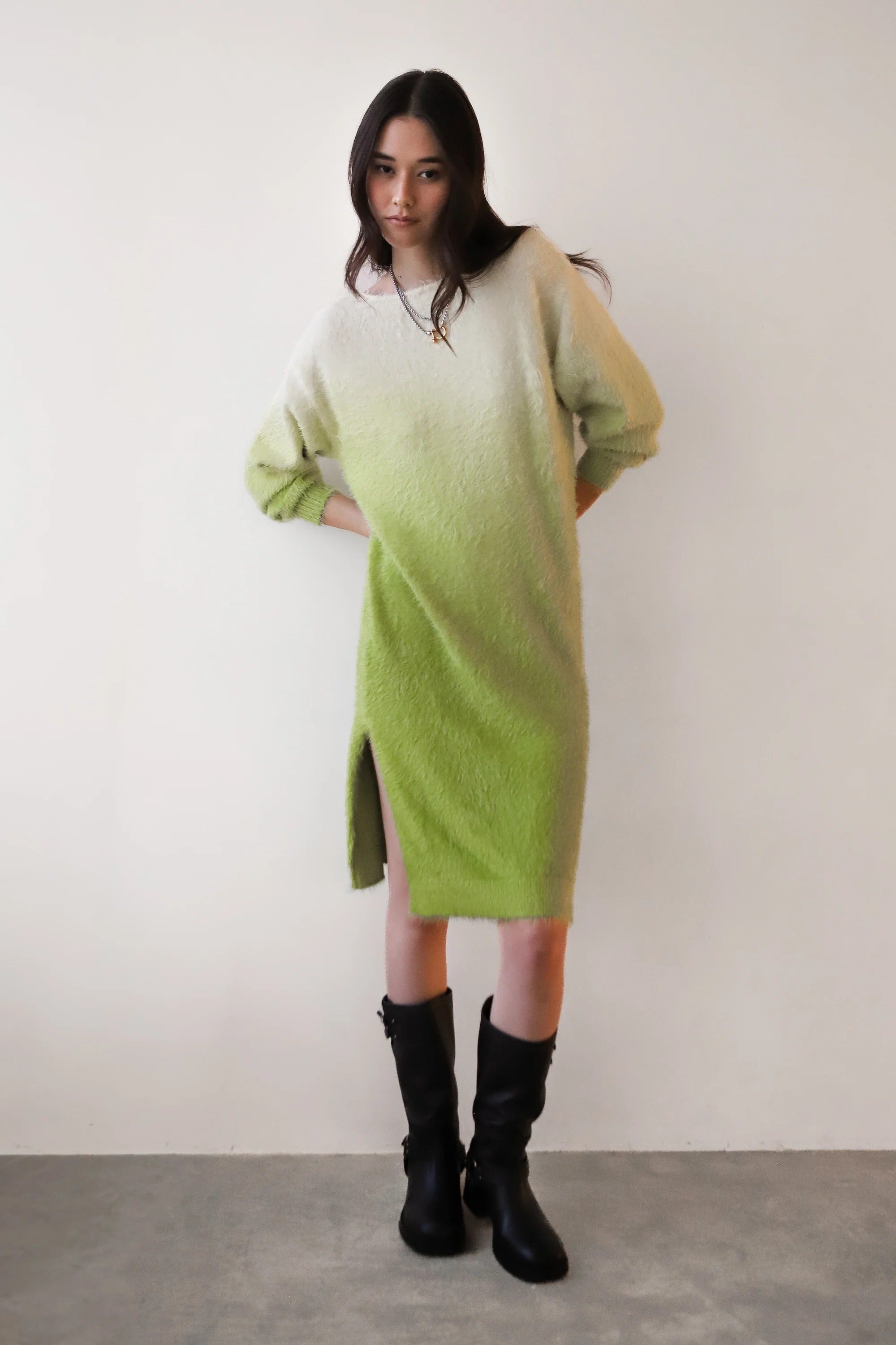 Callahan Knitwear - Remy Dip Dye Midi Dress -