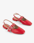 Intentionally Blank - Pearl Slingback Natural Sole Ballet Flat -