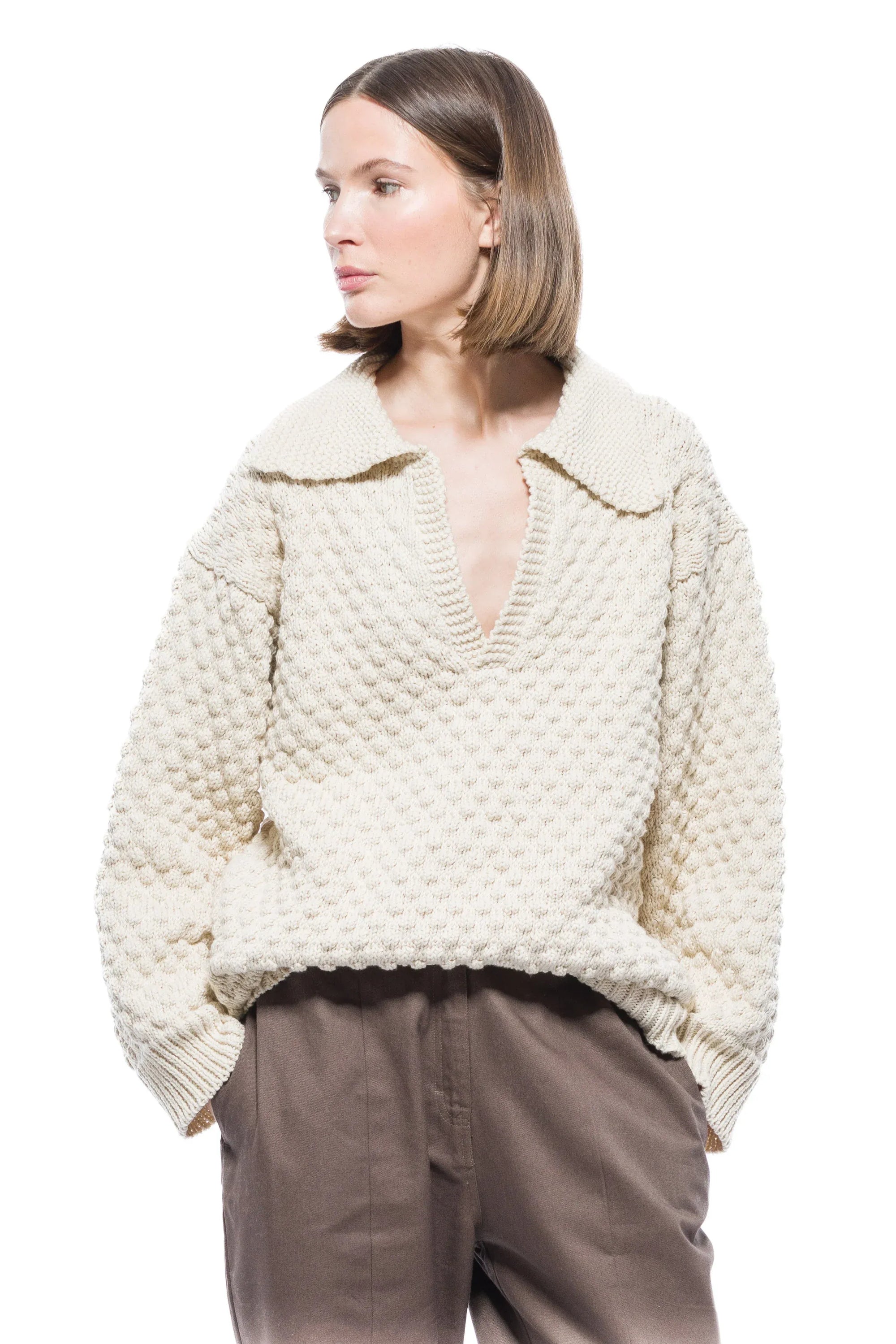 Toit Volant - Francois Sweater Natural - Cream -