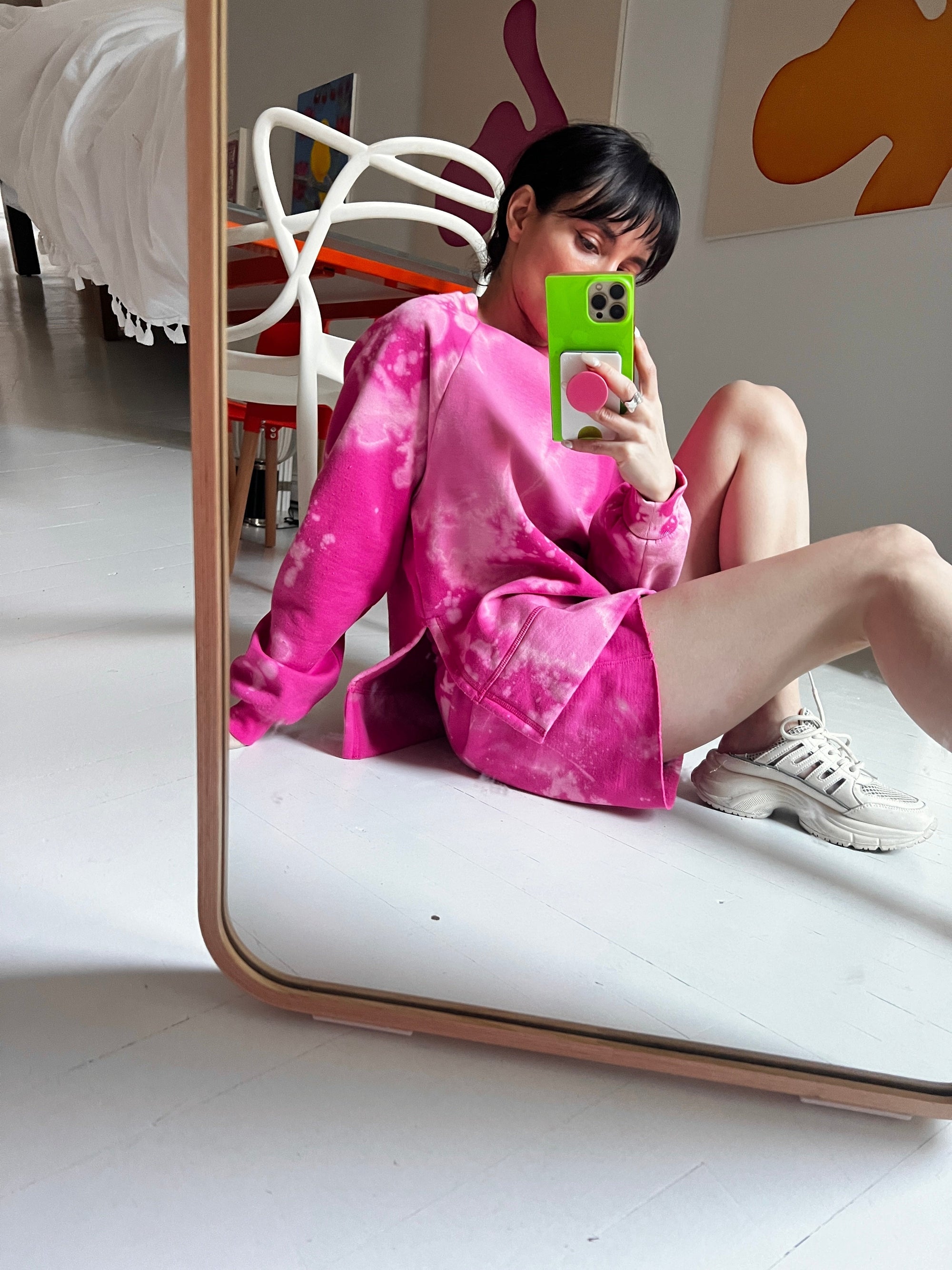 WRAY - Sweatshorts - Bleach Dyed -