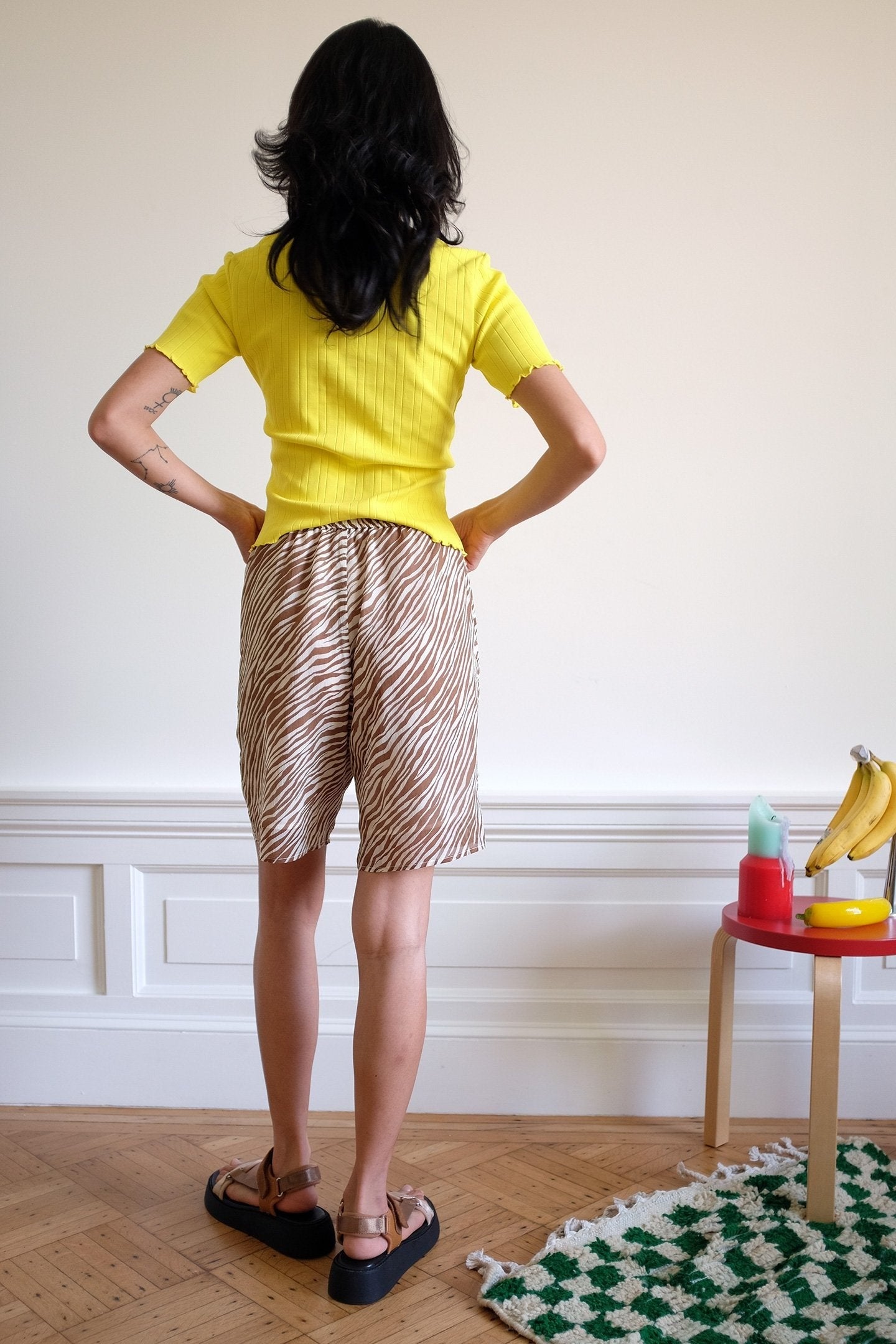 WRAY - Boxing Short – Toffee Zebra -