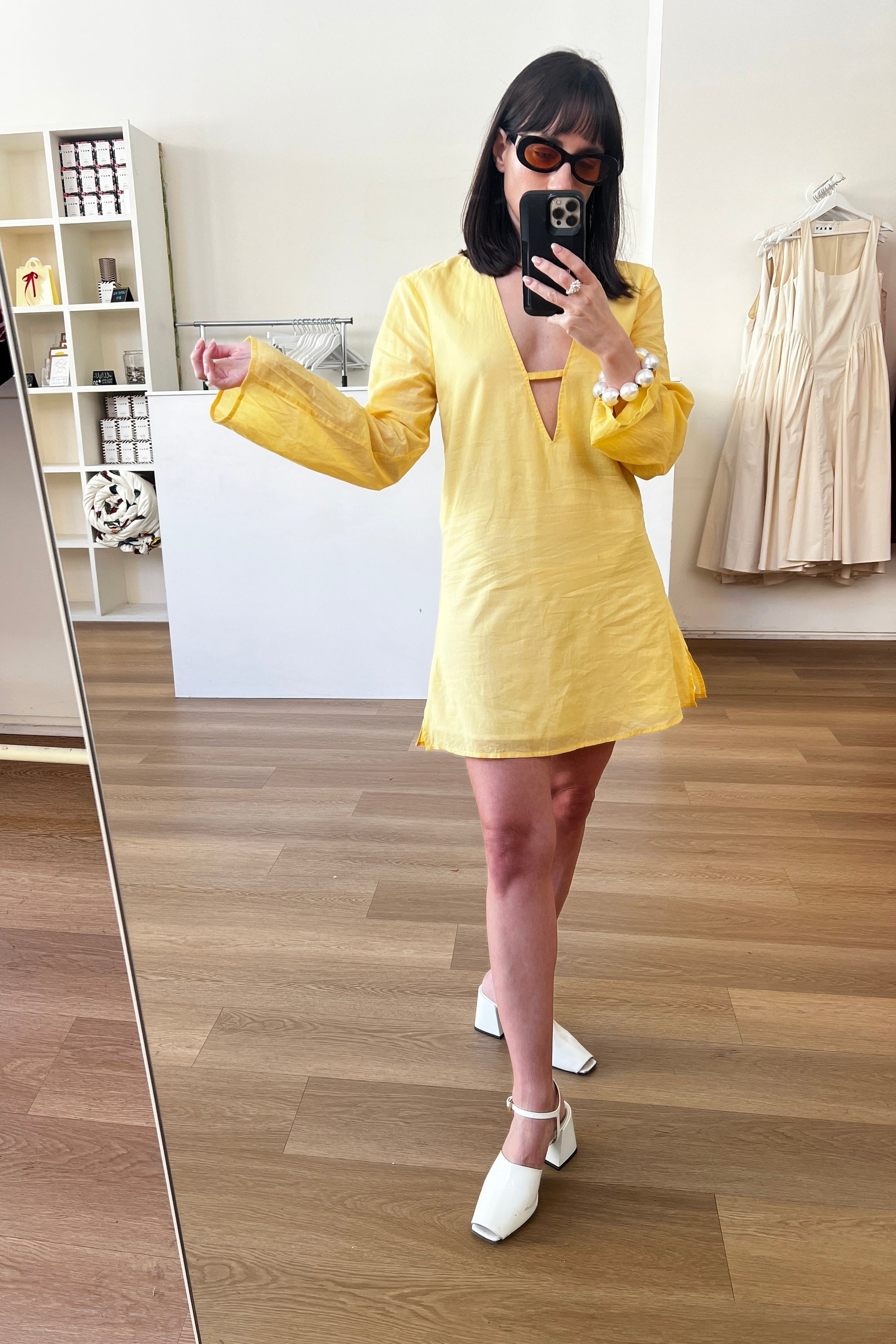 WRAY - Tunic Dress - Butter -