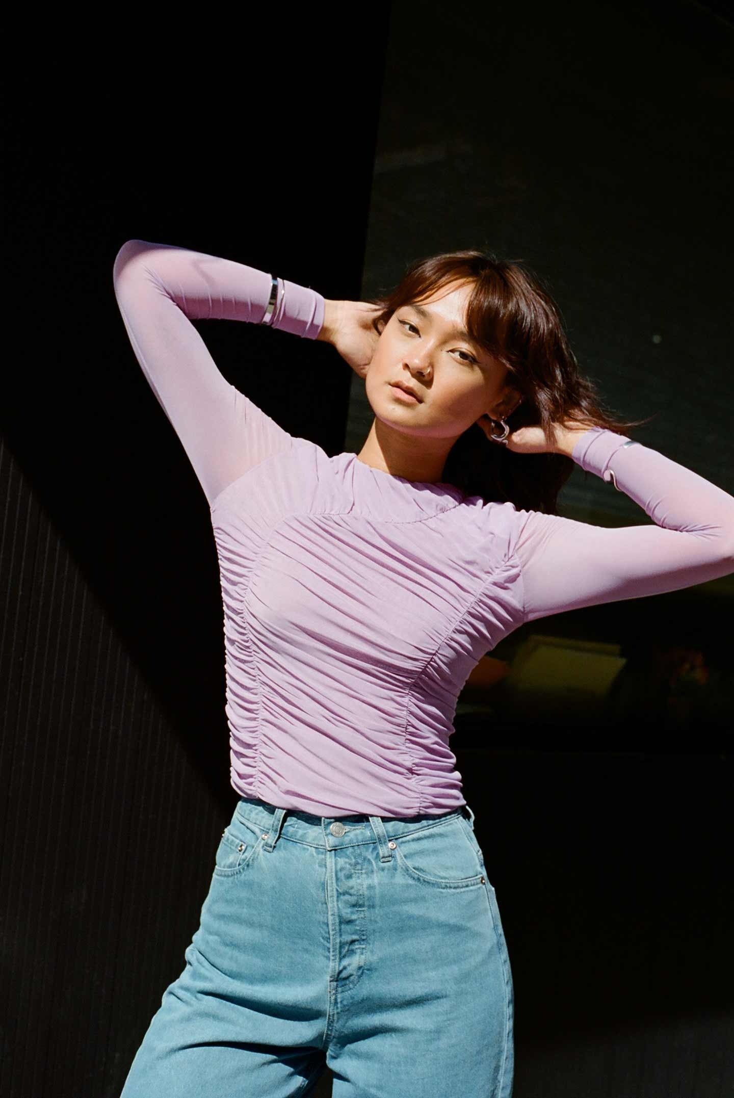 WRAY - Friday Top – Lavender Haze -