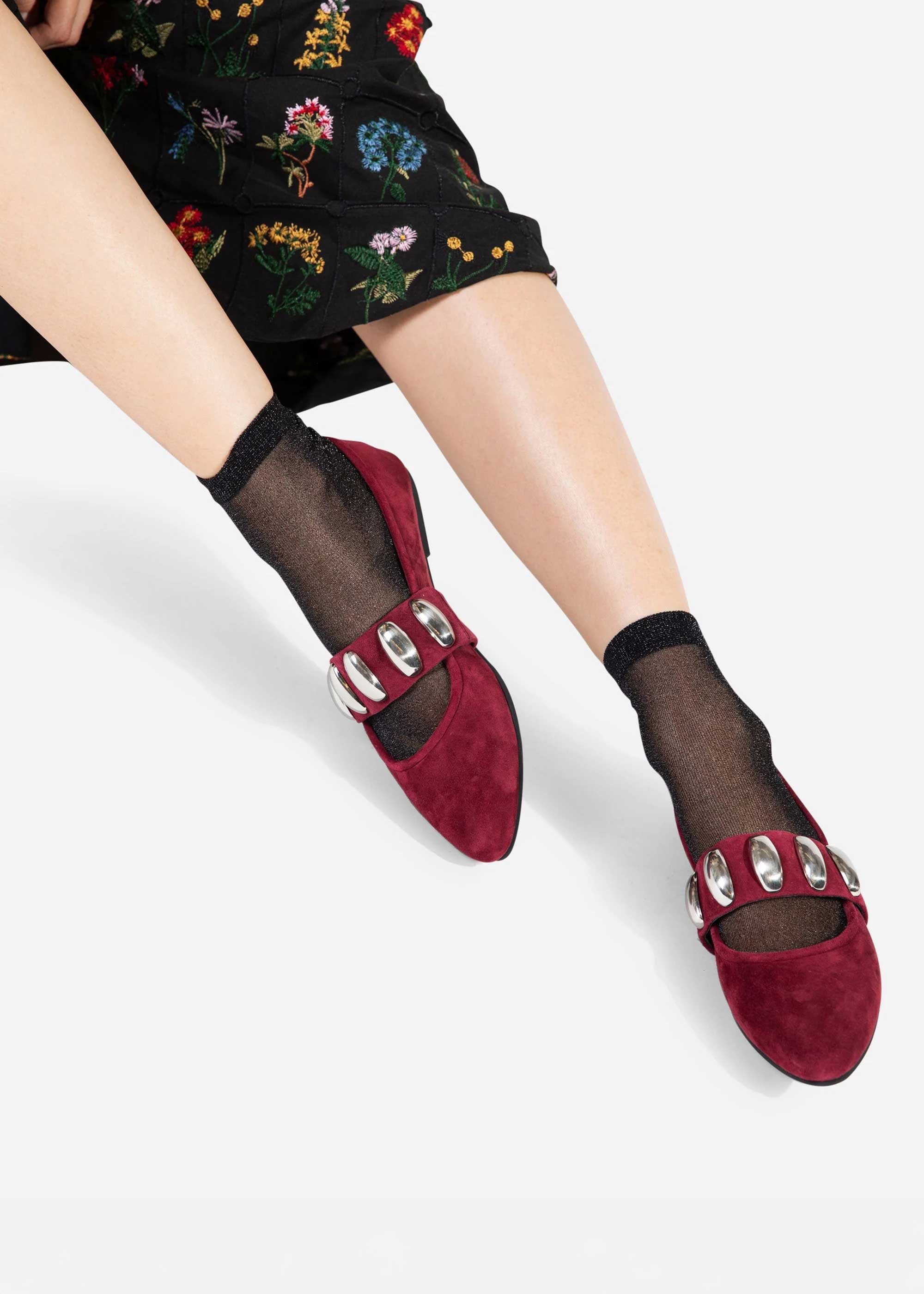 Intentionally Blank - Tone Oversized Stud Mary Jane Flat -