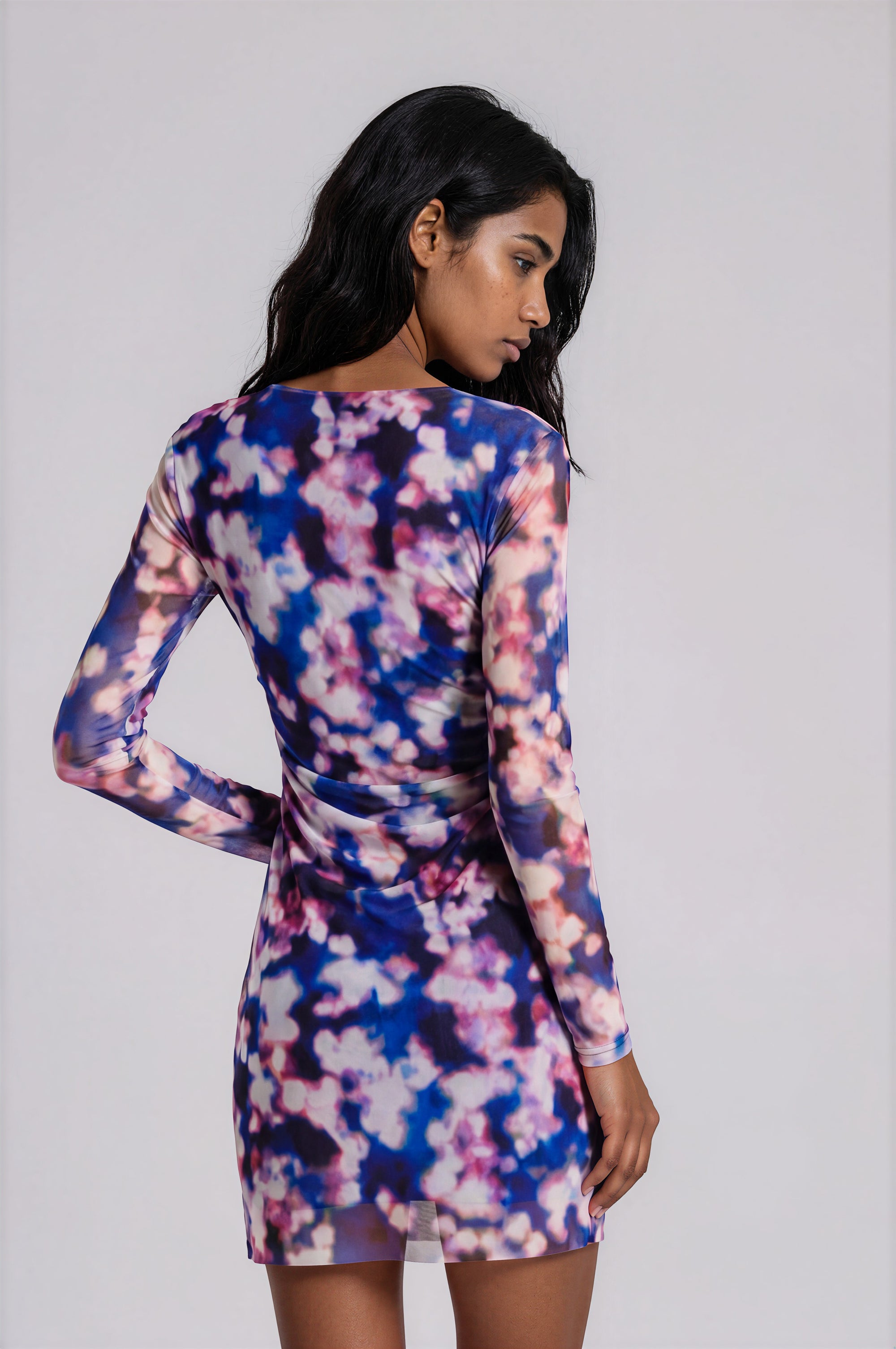 & Other Stories - Silje Mesh Dress - Blue -